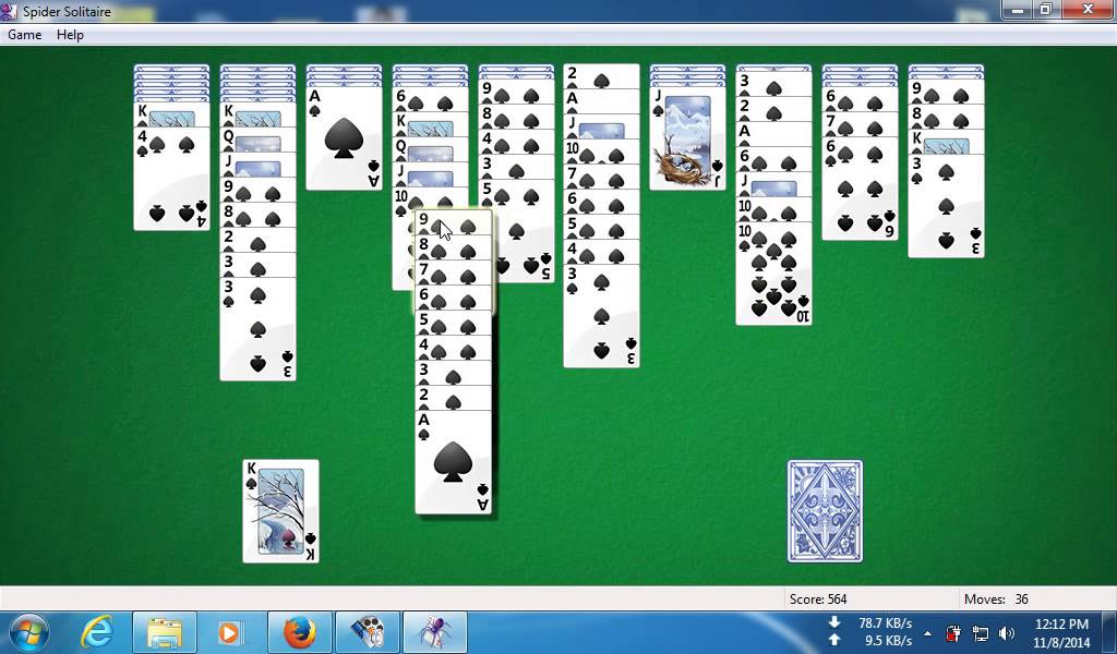 download windows xp games spider solitaire
